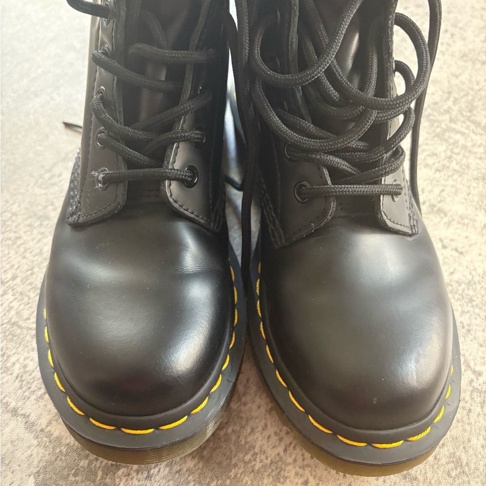 Dr. Martens Black Leather Boots